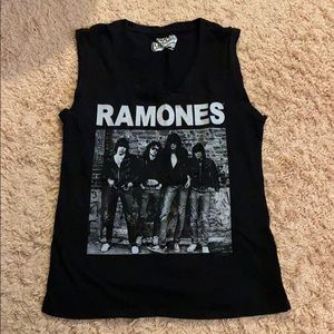 Ramones Black Tank Top